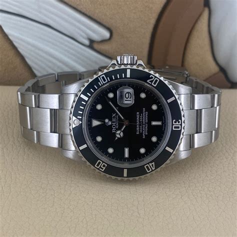 rolex submariner bracciale nero carbonio